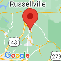 Map of Phil Campbell, AL
